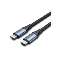 Vention TAVHF USB-C 4.0 M-M 1.0m Braided Aluminium Gray