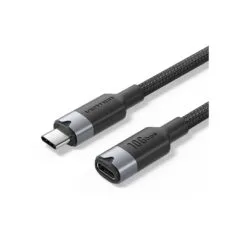 Vention TRFBF USB-C 3.2 Gen2 M-F 1.0m Braided Aluminum Black