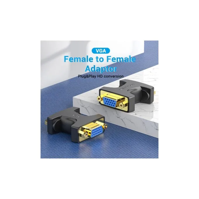 Vention VGA Coupler Female to Female - DDGB0 - Connect 2 VGA Cables — image 2