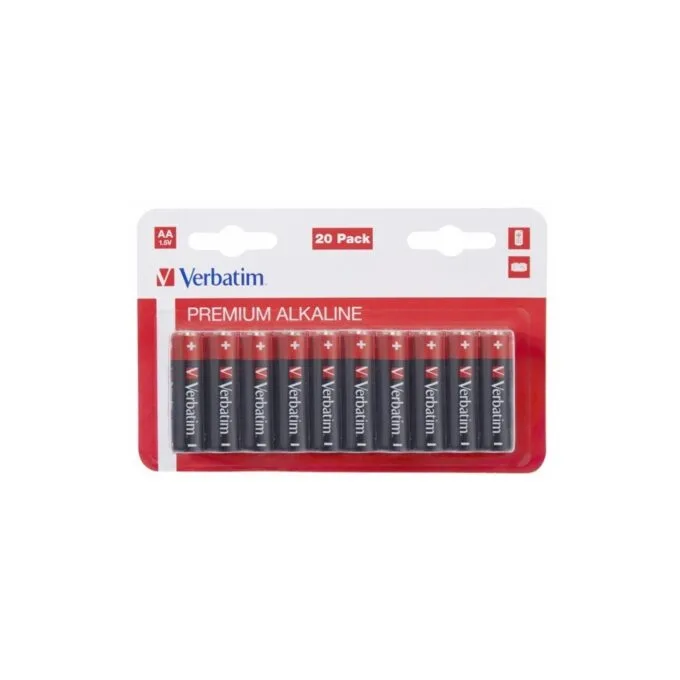Verbatim AA Batteries - Alkaline - 20pcs — image 1