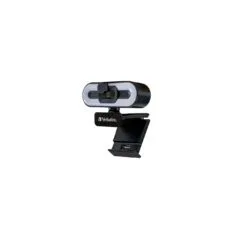 Verbatim AWC-02 Full HD 1080p Autofocus Webcam with Microphone & Light