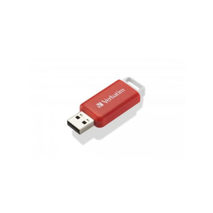Verbatim DataBar USB 2.0 Flash Drive - 16GB - Red — image 1