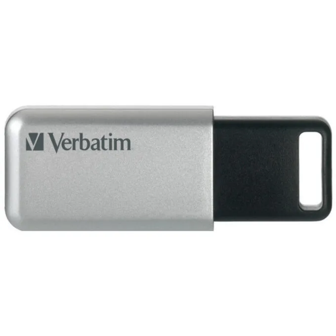 Verbatim Store 'n' Go Secure Pro 64GB USB 3.2 Gen1 USB-A AES-256 - Black/Grey — image 1