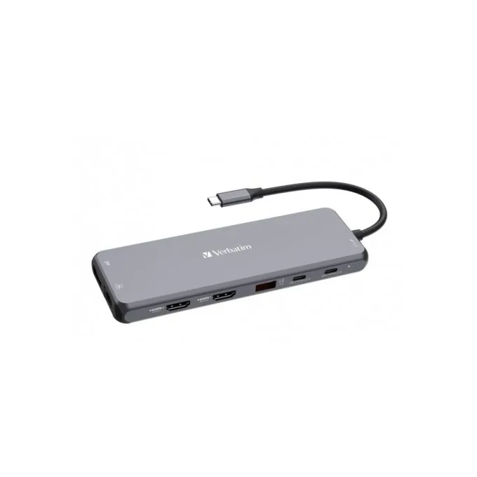Verbatim USB-C 13-Port Hub CMH-13 Triple Display 100W PD — image 1