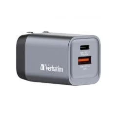 Verbatim Wall GaN Charger - GNC-35 - 35W USB-C USB-A