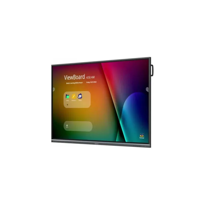 ViewSonic IFP8650-5F - 86-inch 4K Interactive Touch Display - Android 11, 8GB RAM, 64GB, 400 cd/m2, Infrared Touch, Black — image 3