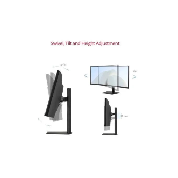 Viewsonic Monitor VA 34'' UWQHD IPS Curved UltraWide 120Hz USB-C Hub PD Speakers VA3420C — image 8
