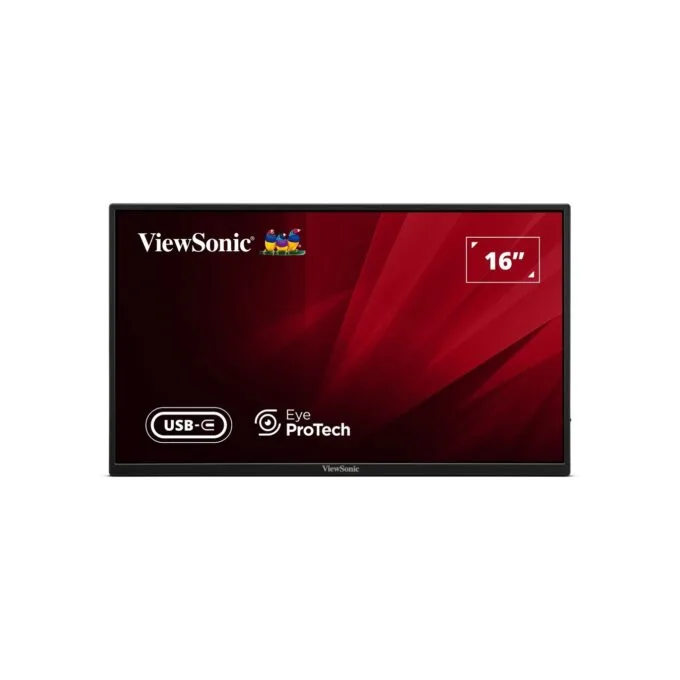 Viewsonic VA1650 15.6" Full-HD IPS Portable Monitor USB-C HDMI PD — image 1
