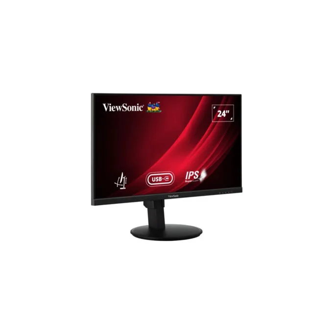 ViewSonic VG2409-MHDU-2 23.8" FHD IPS 100Hz Monitor - USB-C HDR10 Black — image 2