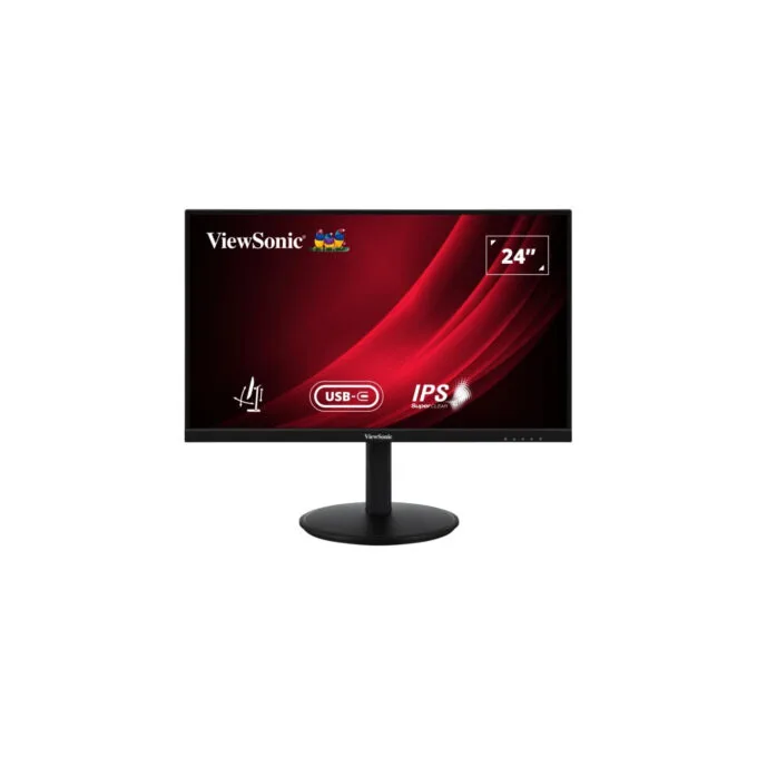 ViewSonic VG2409-MHDU-2 23.8" FHD IPS 100Hz Monitor - USB-C HDR10 Black — image 1