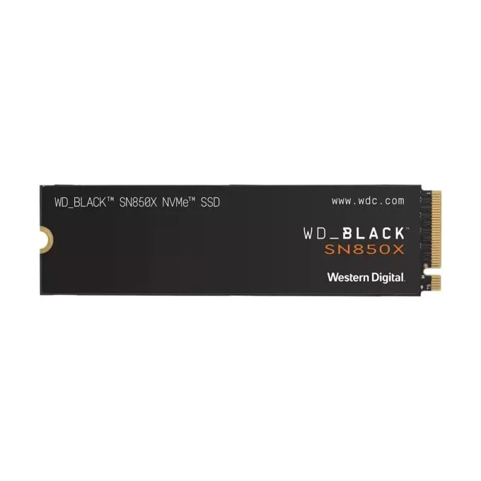 WD BLACK SN850X NVMe M.2 1TB - WDBB9G0010BNC - 2280 PCIe 4.0 (NVMe) Black — image 1