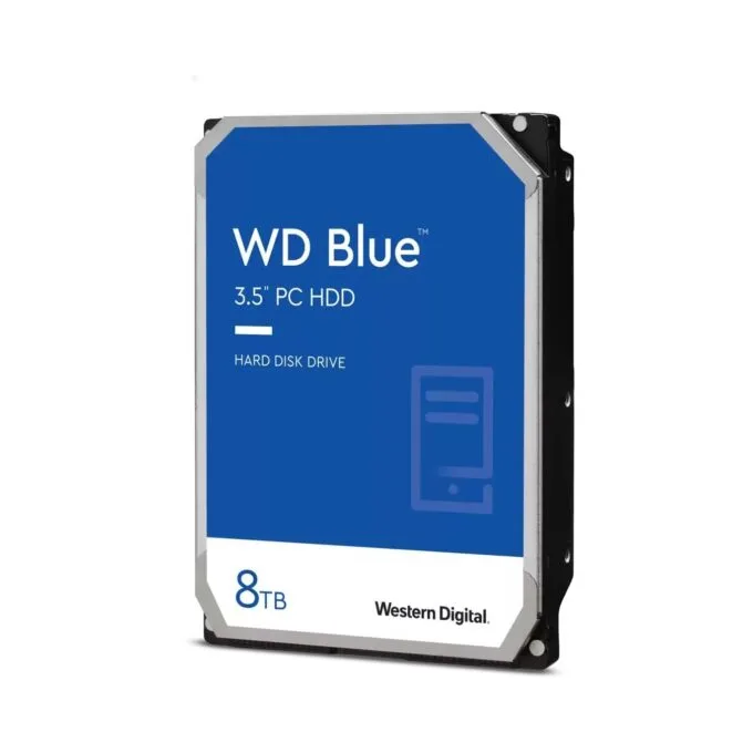 WD Blue 8TB SATA 6Gb/s HDD Desktop - 3.5-inch, 7200 RPM, SATA III — image 1