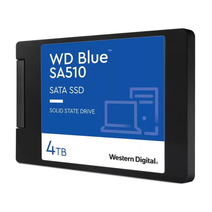 WD Blue SA510 4TB 2.5" SATA III SSD - 560/520 MB/s - WDS400T3B0A — image 1