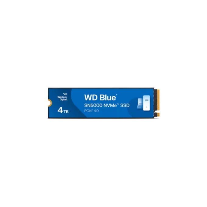 WD Blue SN5000 SSD - WDS400T4B0E - 4TB NVMe M.2 PCIe Gen4 x4, High-Speed — image 1