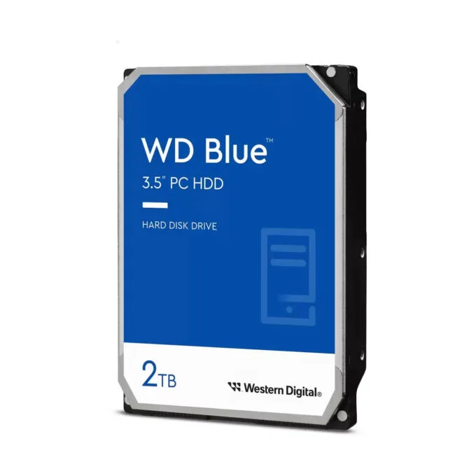 WD Blue WD20EARZ - 2TB SATA III 6Gb/s 5400 RPM 64MB Cache - 3.5in Desktop HDD — image 1