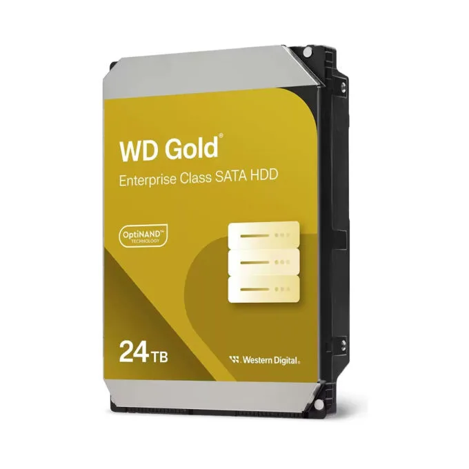 WD Gold - WD242KRYZ - 24TB SATA III 6Gb/s 3.5in 7200 RPM Enterprise HDD — image 1