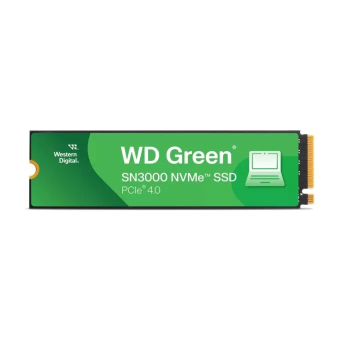 WD Green SN3000 NVMe SSD 500GB - SN3000 - M.2 2280 NVMe PCIe Gen3 x4 — image 1