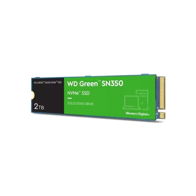 WD Green SN350 - WDS200T3G0C - 2TB M.2 2280 NVMe PCIe 3.0 x4, 3200/3000 MB/s — image 1