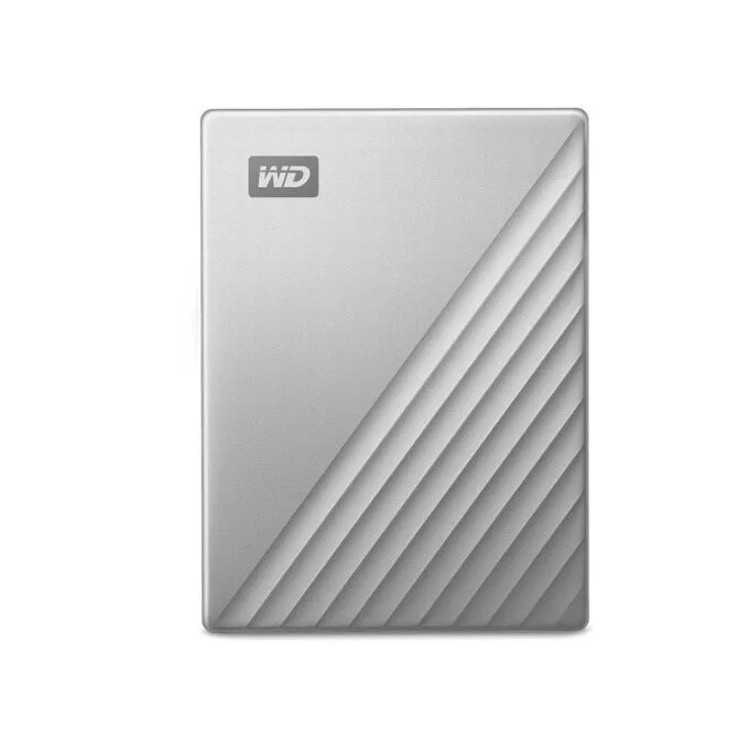 WD My Passport Ultra Mac 5TB - Silver 2.5in USB-C Portable HDD with USB 3.0 — image 1
