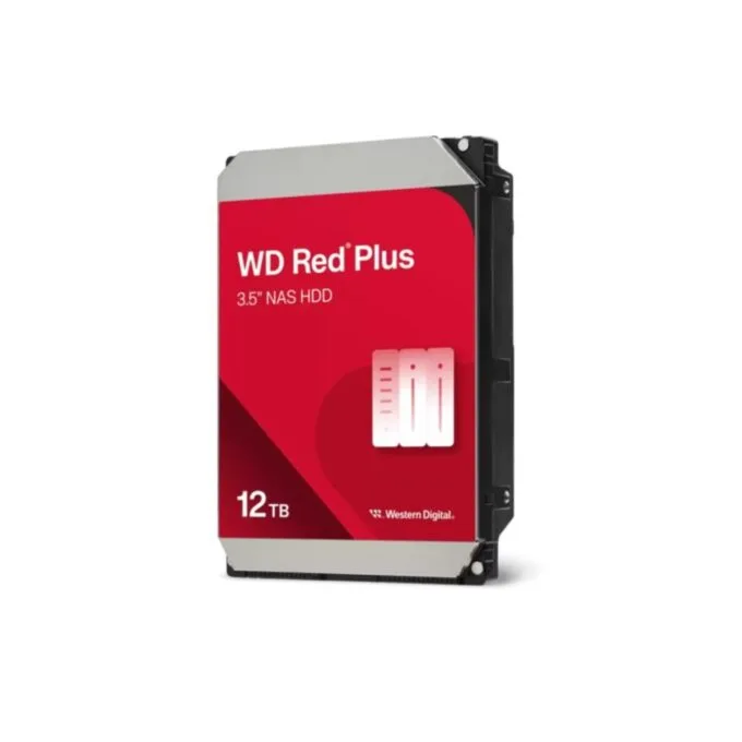 WD Red Plus WD120EFGX - 12TB 3.5in SATA III 6Gb/s HDD, 7200 RPM, 512MB Cache — image 1