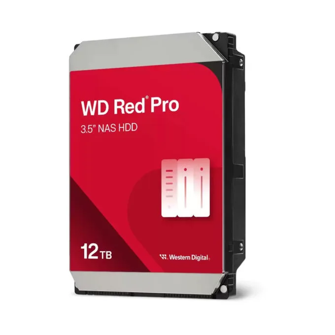 WD Red Pro 12TB - WD122KFBX - 3.5 inch SATA III 6Gb/s NAS HDD, 7200 RPM, 512MB Cache — image 1