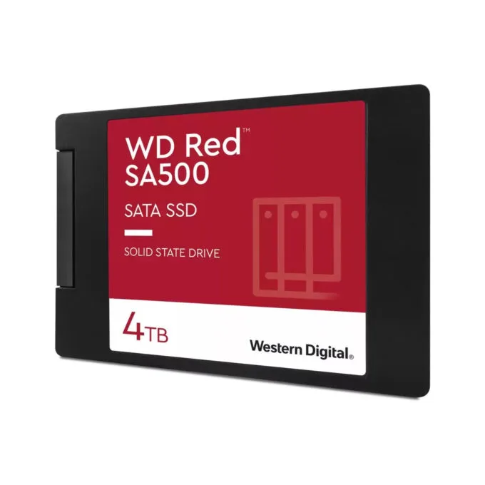 WD Red SA500 NAS - WDS400T2R0A - 4TB 2.5in SATA SSD for NAS — image 2