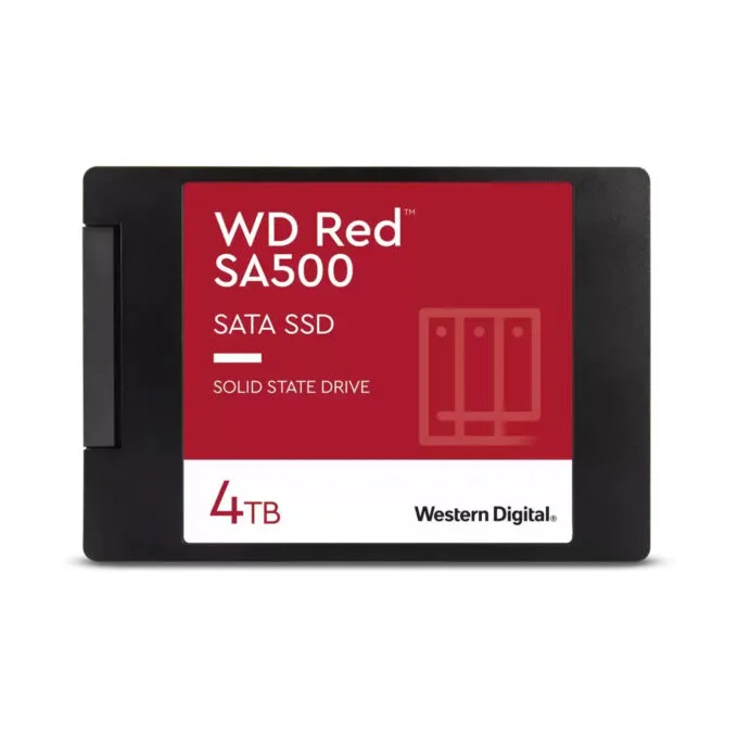 WD Red SA500 NAS - WDS400T2R0A - 4TB 2.5in SATA SSD for NAS — image 1