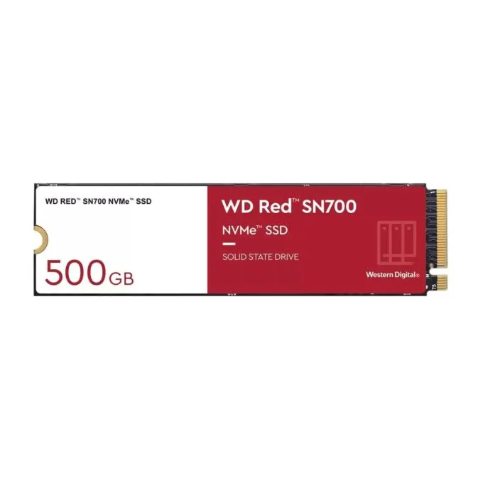 WD Red SN700 500GB - M.2 NVMe SSD - PCIe Gen3 x4 (2280) - WDS500G1R0C-68BDK0 — image 1
