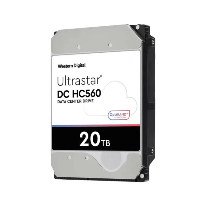 WD Ultrastar DC HC560 20TB - 7200 RPM 512MB SATA III Enterprise HDD - 0F38785 — image 1
