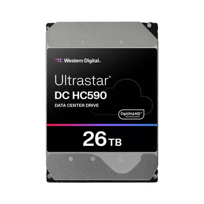 WD Ultrastar DC HC590 - 26TB - 7200RPM, 512MB Cache, SAS 12Gb/s, 3.5in Enterprise HDD — image 2