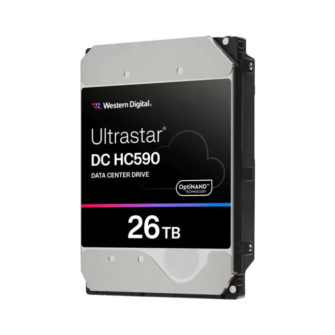 WD Ultrastar DC HC590 - 26TB - 7200RPM, 512MB Cache, SAS 12Gb/s, 3.5in Enterprise HDD — image 1