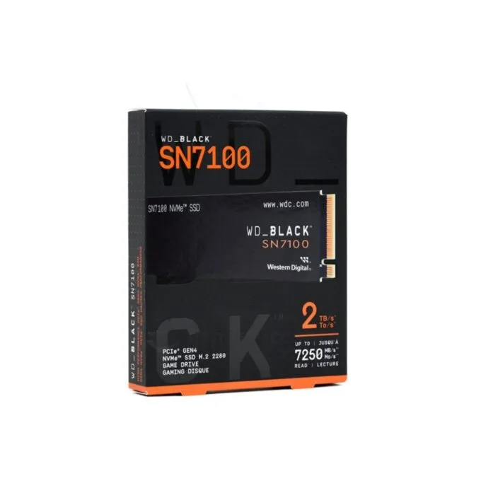 Western Digital Black SN7100 2TB M.2 NVMe SSD - PCIe 4.0 x4 7250 MB/s — image 1