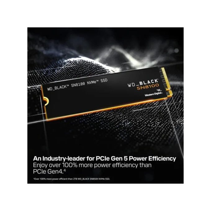 Western Digital Black SN8100 4TB M.2 NVMe SSD - PCIe 5.0 x4 14900 MB/s - WDS400T1X0M-00CMT0 — image 1