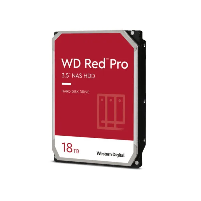 Western Digital Red Pro 18TB - 7200 RPM 512MB SATA III NAS HDD - WD181KFGX — image 1