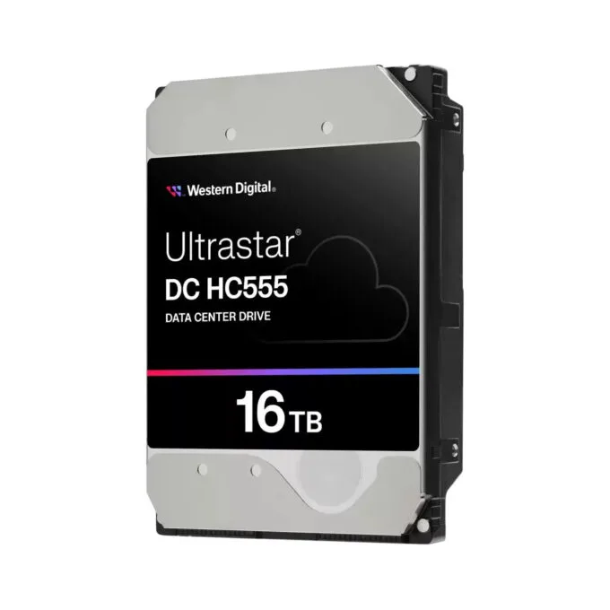 Western Digital Ultrastar DC HC555 - 16TB 3.5in 7200RPM SATA III HDD - 512MB Cache, Data Center — image 1