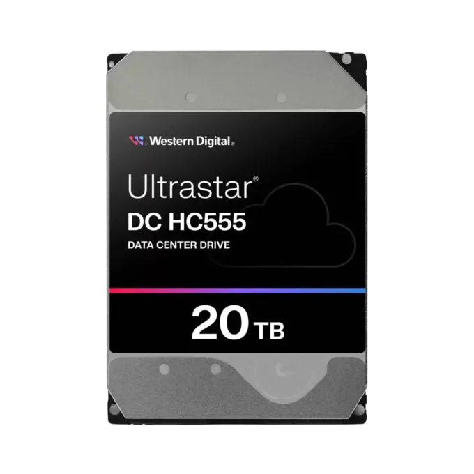 Western Digital Ultrastar DC HC555 20TB - 7200 RPM 512MB SATA III Enterprise HDD - WUH722020ALE6L4 — image 2