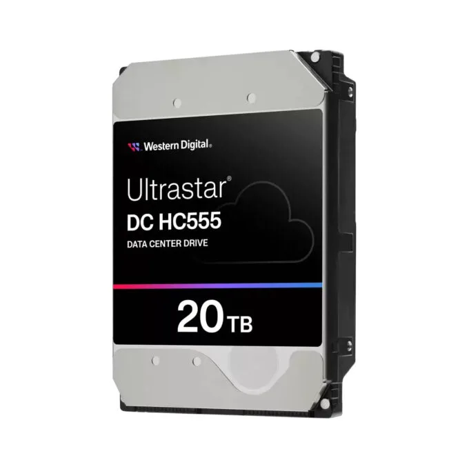 Western Digital Ultrastar DC HC555 20TB - 7200 RPM 512MB SATA III Enterprise HDD - WUH722020ALE6L4 — image 1