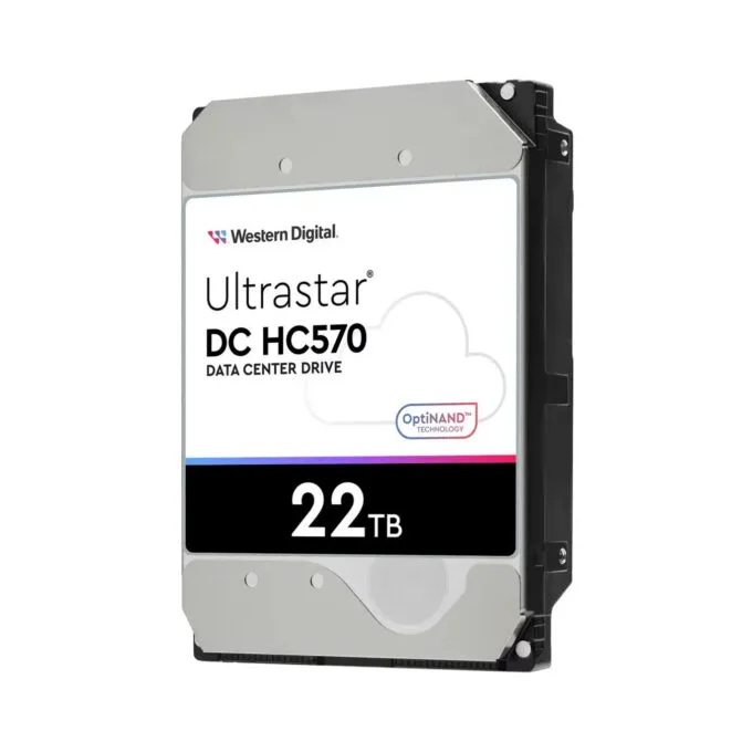 Western Digital Ultrastar DC HC570 22TB - 7200 RPM 512MB SATA III Enterprise HDD - WUH722222ALE6L4 — image 2