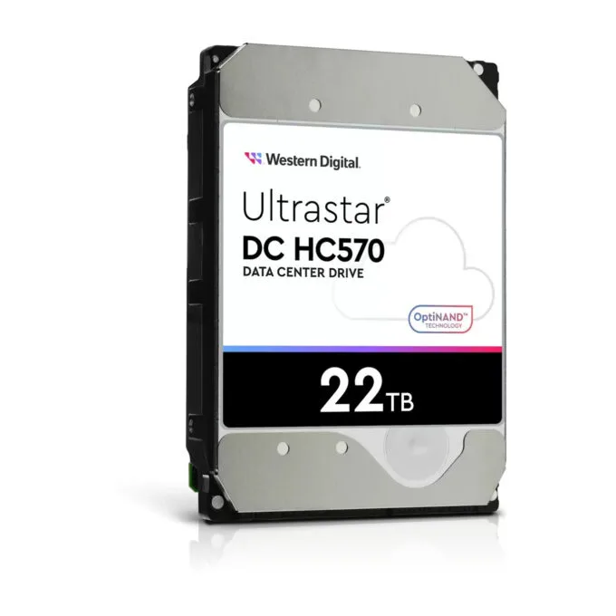 Western Digital Ultrastar DC HC570 22TB - 7200 RPM 512MB SATA III Enterprise HDD - WUH722222ALE6L4 — image 3