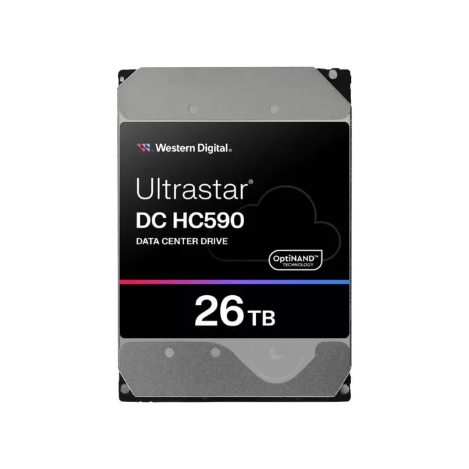 Western Digital Ultrastar DC HC590 26TB - 7200 RPM 512MB SATA III Enterprise HDD - 0F65672 — image 1