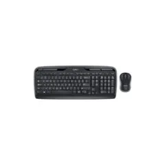 WIRELESS COMBO MK330 - MK330 - Full-size (100%), Wireless, RF Wireless, QWERTY, Mouse included