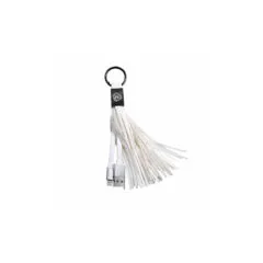 WK WDC-011 Micro White Tassel Ring Charging Cable