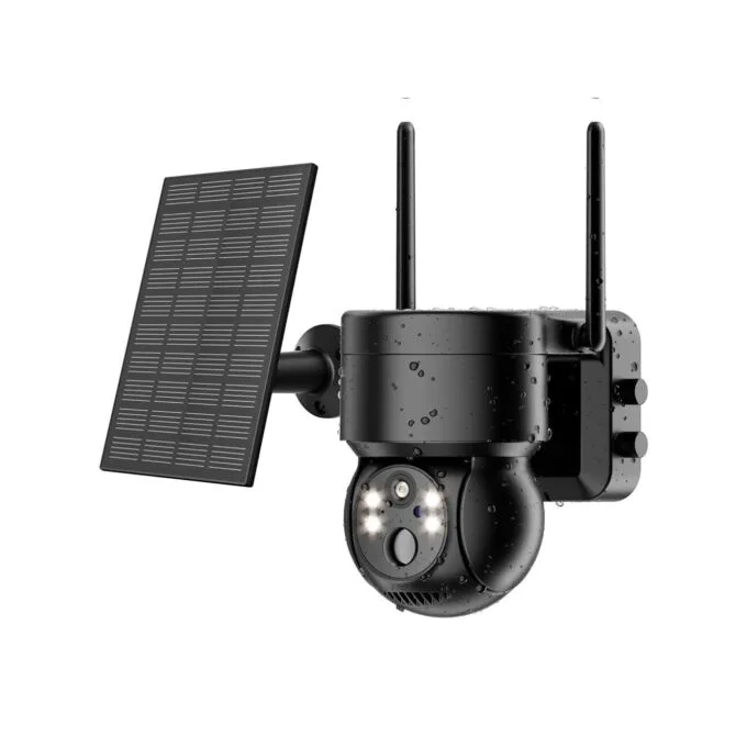WOOX Outdoor Battery Camera 3MP PTZ with Solar Panel - R3569 - Outdoor Battery Camera 3MP PTZ with Solar Panel — image 1