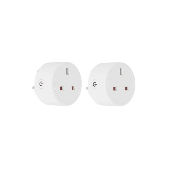 WOOX Wi-Fi Smart Plug With Power Metering 13A UK (2pack) - R6147 - Wi-Fi Smart Plug With Power Metering 13A UK — image 1