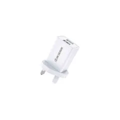 WP-U119 DUAL USB UK CHARGER 10W WHITE WK