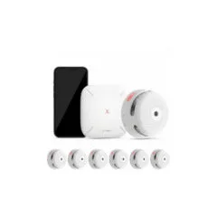 X-Sense FS61 6 1 RF-Rauchmelder-Set mit Gateway