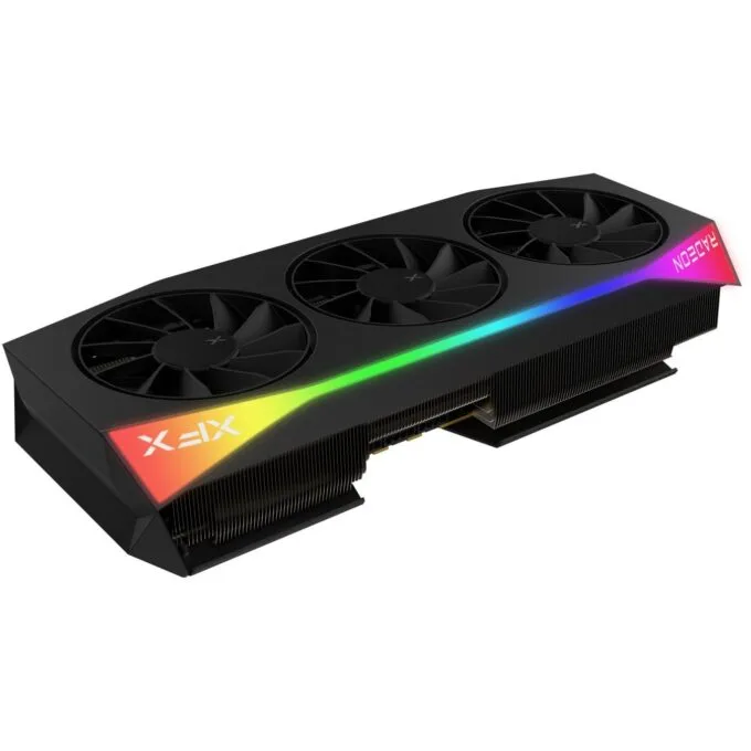 XFX Mercury RX 9070 XT OC 16GB GDDR6 PCIe 5.0 3-Fan RGB - Black — image 3