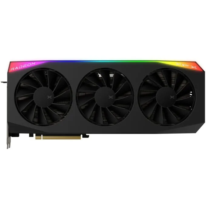 XFX Mercury RX 9070 XT OC 16GB GDDR6 PCIe 5.0 3-Fan RGB - Black — image 1