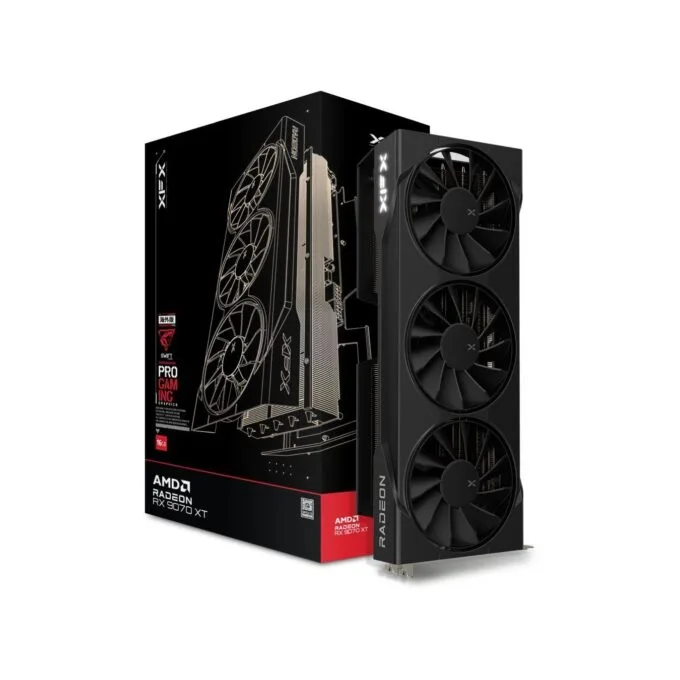 XFX Swift AMD Radeon RX 9070 XT Triple Fan Gaming Edition - 16GB GDDR6 PCIe 5.0 — image 1