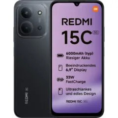 Xiaomi Redmi - 15C - 5G Dual SIM 4RAM 128GB Midnight Black